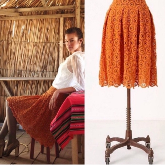 Anthropologie Dresses & Skirts - Anthropologie Moulinette Soeurs Tuberose Skirt